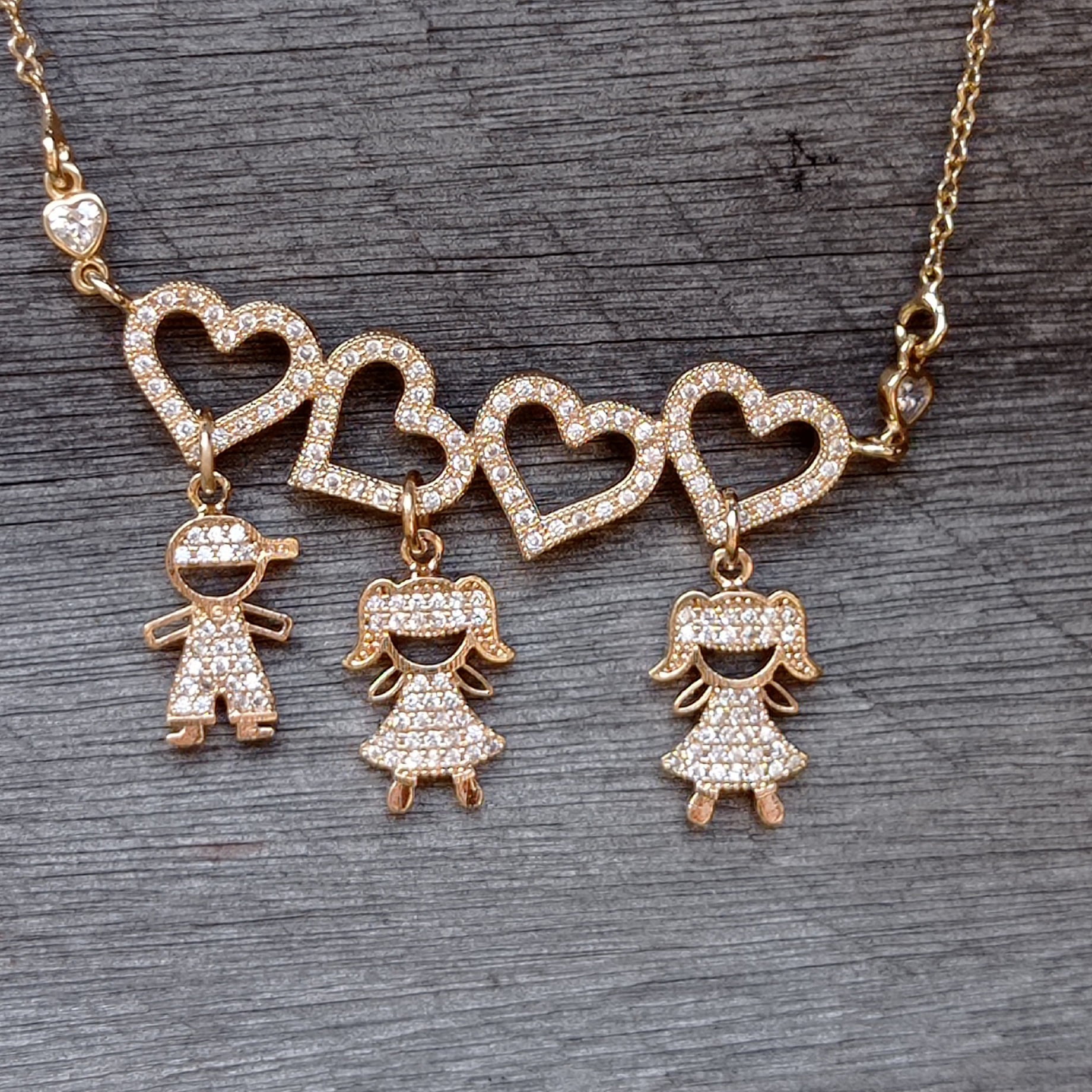 Colar coração  amor de mãe pg8577