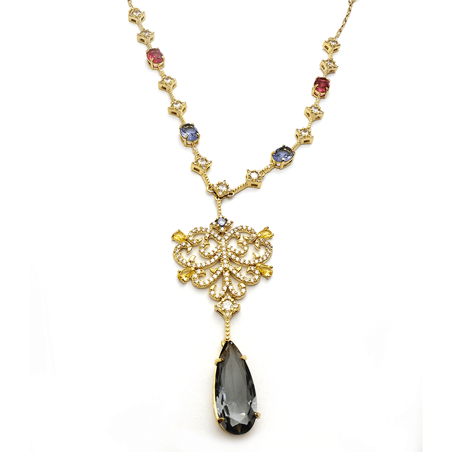 Colar gota luxo