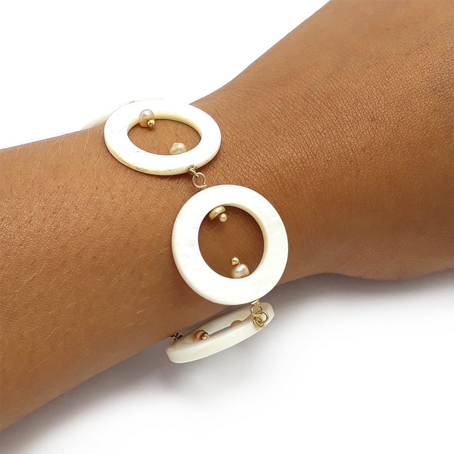 Pulseira de madreperóla