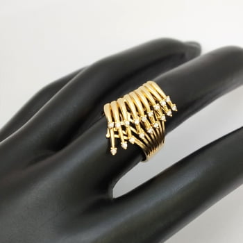 ANEL LUXO COM ZIRCÔNIA