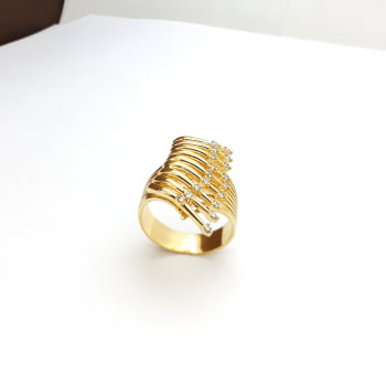 ANEL LUXO COM ZIRCÔNIA