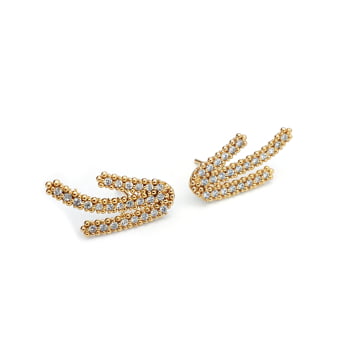 BRINCO EAR CUFF COM ZIRCÔNIA