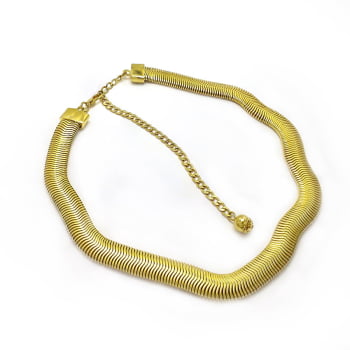Colar Choker Cobra