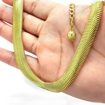 Colar Choker Cobra