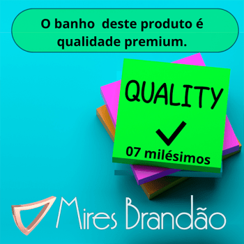 COLAR ESPIRITO SANTOS COM PEDRAS COLORIDAS 