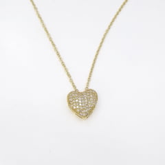 Colar coração  amor de mãe pg8579