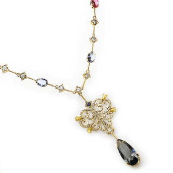 Colar gota luxo