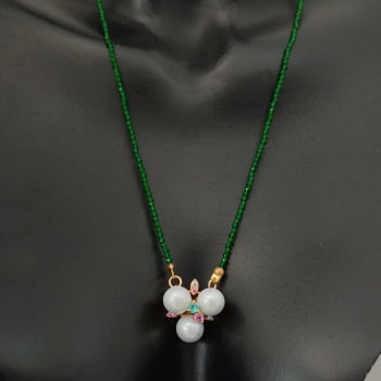 CONJUNTO PEROLA E CRISTAL COLORIDO