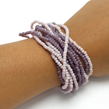 Pulseira Torsades cristais
