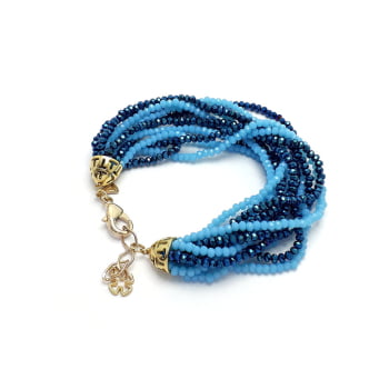 Pulseira Torsades cristais