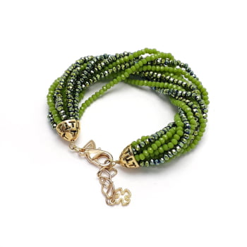 Pulseira Torsades cristais