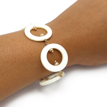 Pulseira de madreperóla
